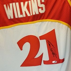 Dominique Wilkins Autographed Atlanta Hawks Jerse